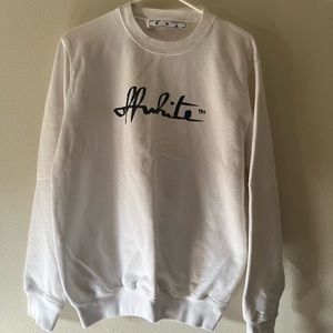 Off-White 21 script logo Sweatshirt